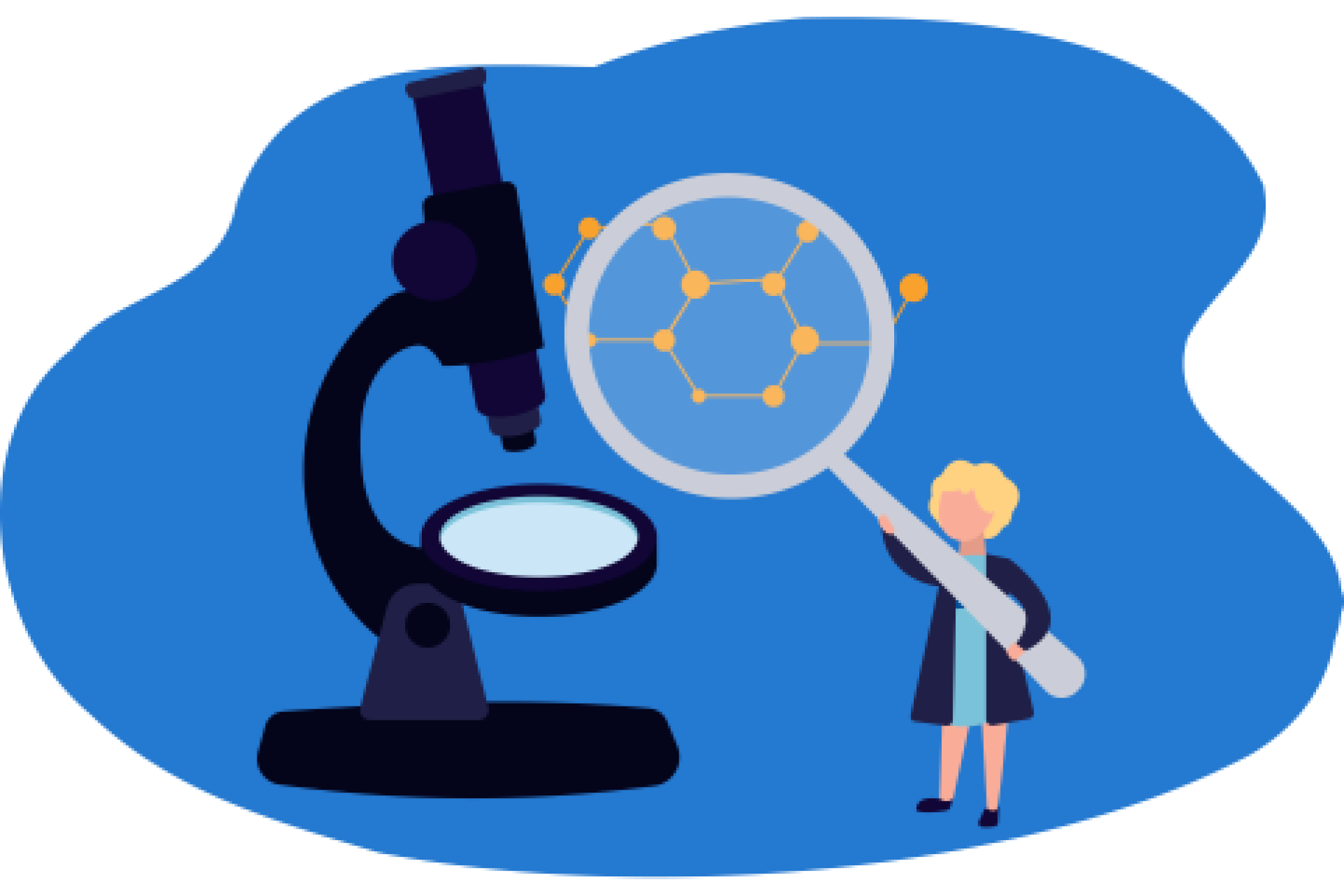 ilustração sobre pesquisa e investigação